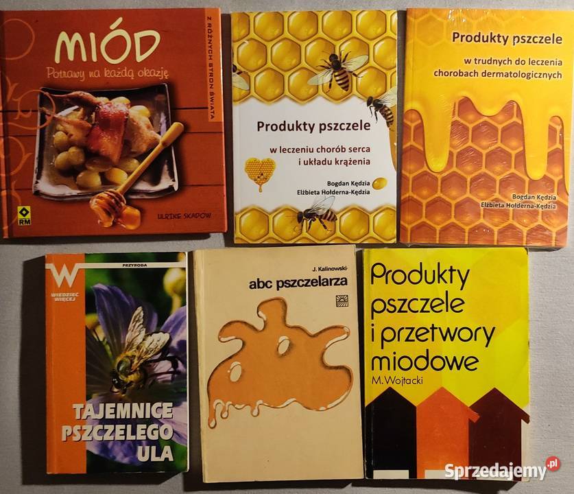Miodolecznictwo pszczelarstwo pszczoły książki mazowieckie Radom