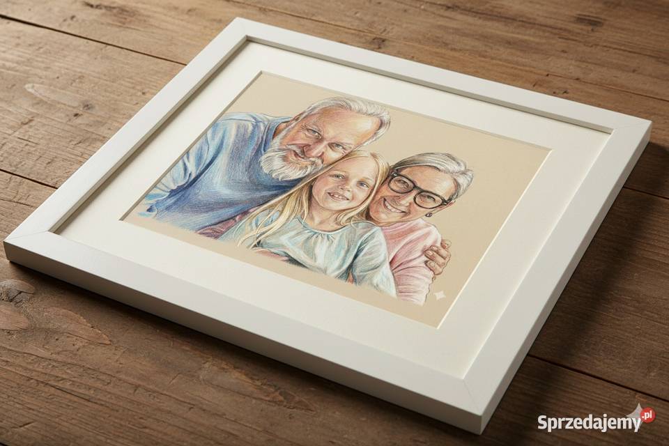 Portret Cyfrowy AI na zamówienie Wydruk Rama Pozostałe usługi Jarocin