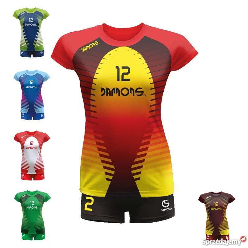 Profesjonalne stroje siatkarskie damskie Damons śląskie