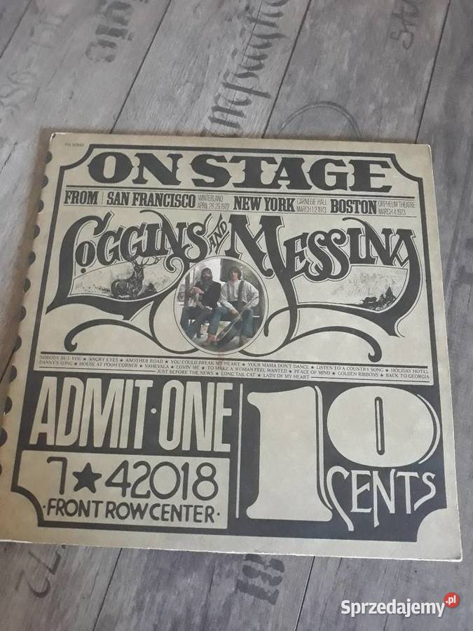 Niezapomniane koncerty LOGGINS MESSINA One Stage płyta winylowa Płyty i kasety Rzeszów