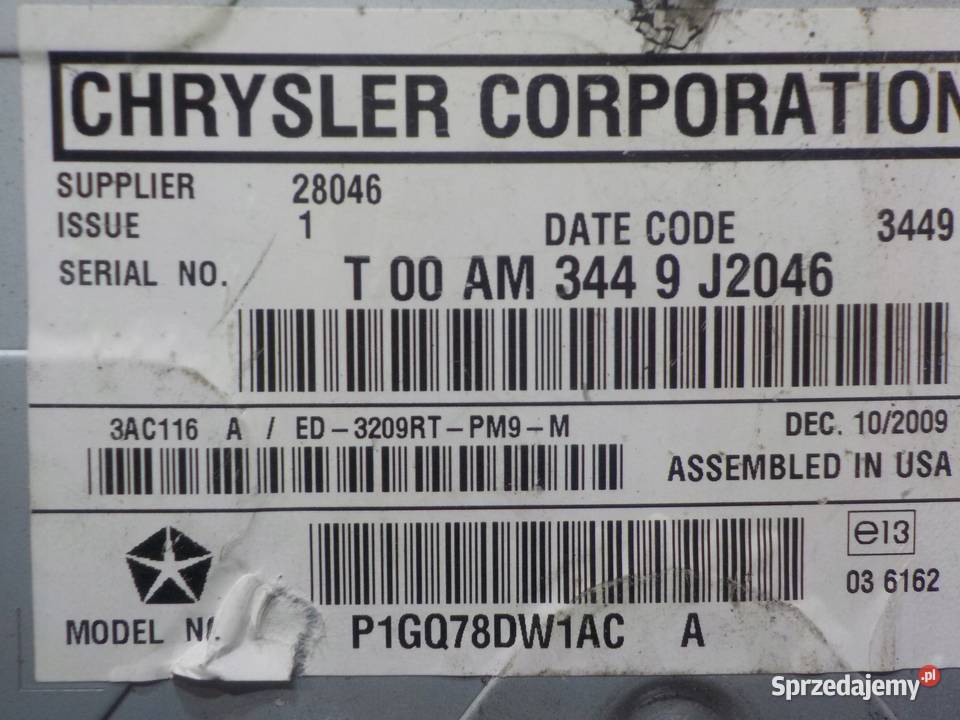 DODGE JOURNEY 20 CRD 10r 5D wyswietlacz tyl Suków sprzedam