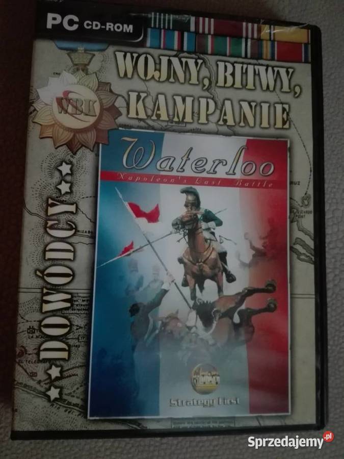 Wojny Bitwy Kampanie Waterloo gra PC Sosnowiec sprzedam