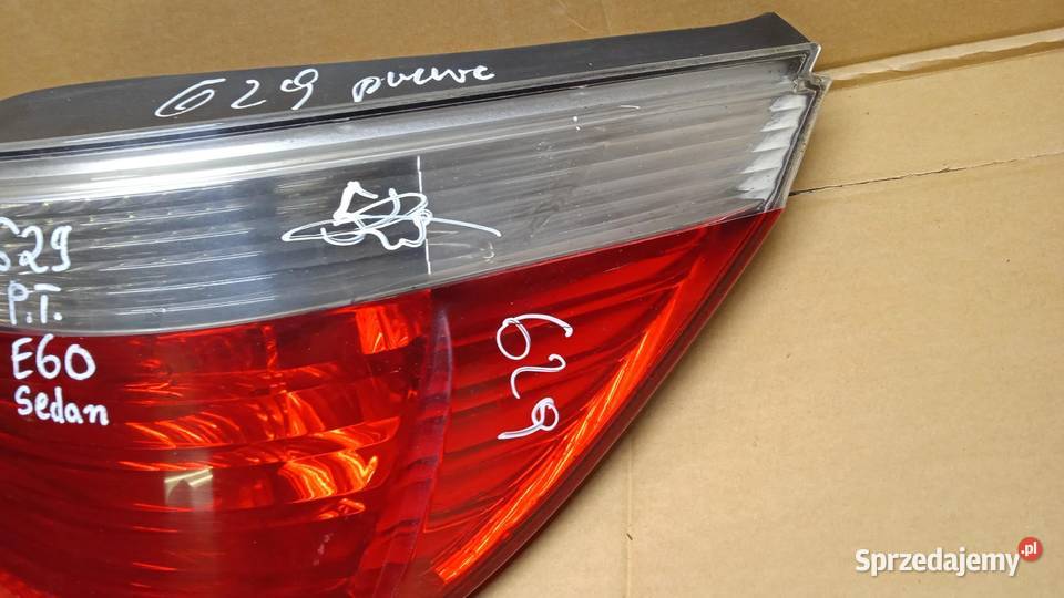 BMW E60 SEDAN LAMPA TYŁ PRAWA wielkopolskie Zbierkowo