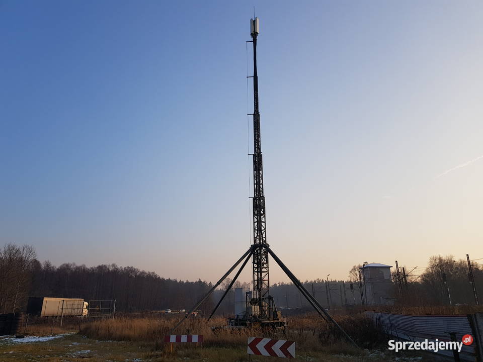 Wieża pod nadajnik BTS Internet stacja bazowa Lubliniec