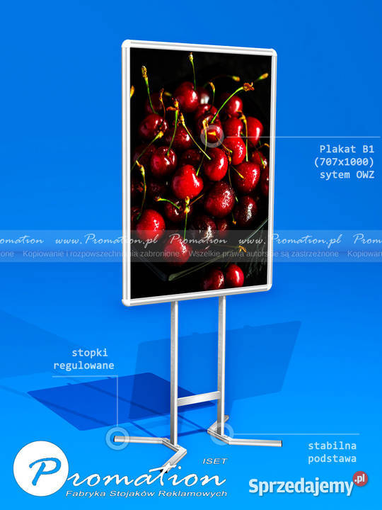 Stojak reklamowy na plakat B1 ekspozytory Warszawa