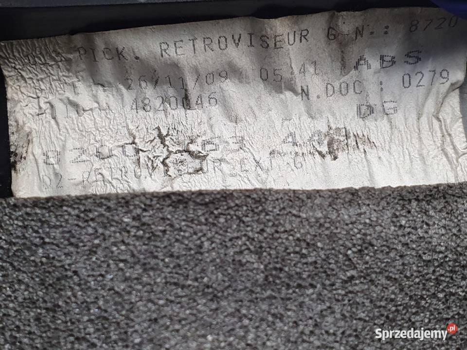 LUSTERKO LEWE KIEROWCY Master II Interstar I osobowe lubelskie Chełm