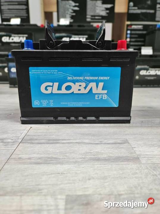 Akumulator Global EFB STARTSTOP 70Ah 680A osobowe Części Słupsk