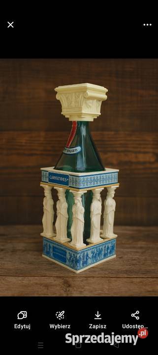 Stara Butelka Erechtejon lata 80te Antyki Butelk Wrocław