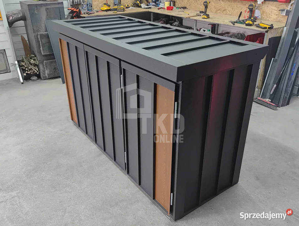 Zabudowa koszy wiata obudowa 177x65x110 TKD449 Pozostałe Konin