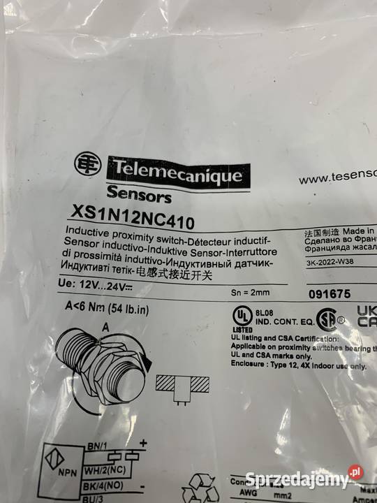 Telemecanique XS1N12NC410 Inductive sensor Warszawa
