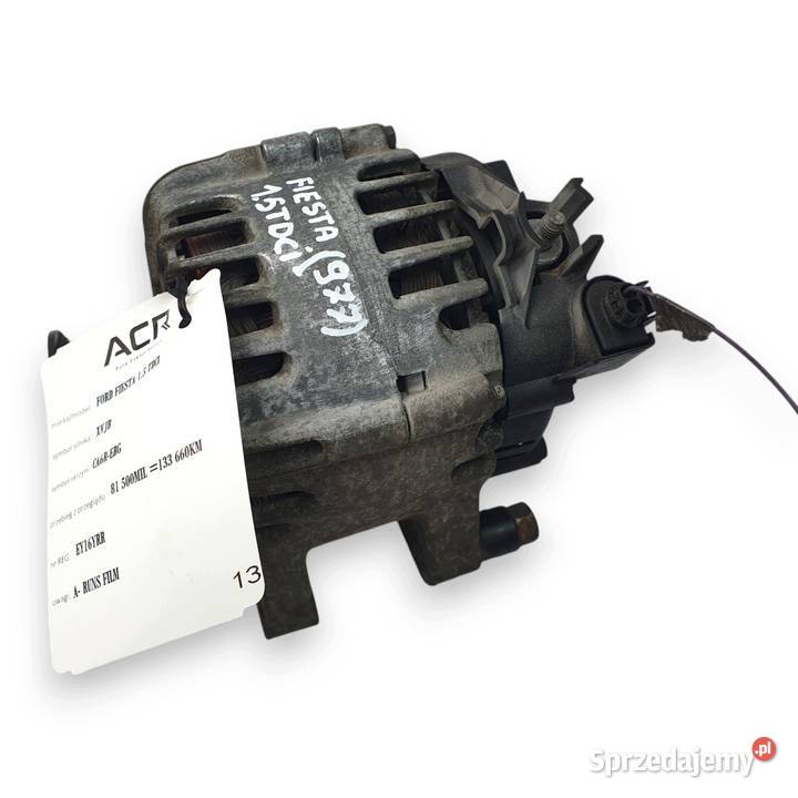 ALTERNATOR Ford Fiesta MK7 15 TDCi FoMoCo osobowe Układ elektryczny silnika Chełm sprzedam