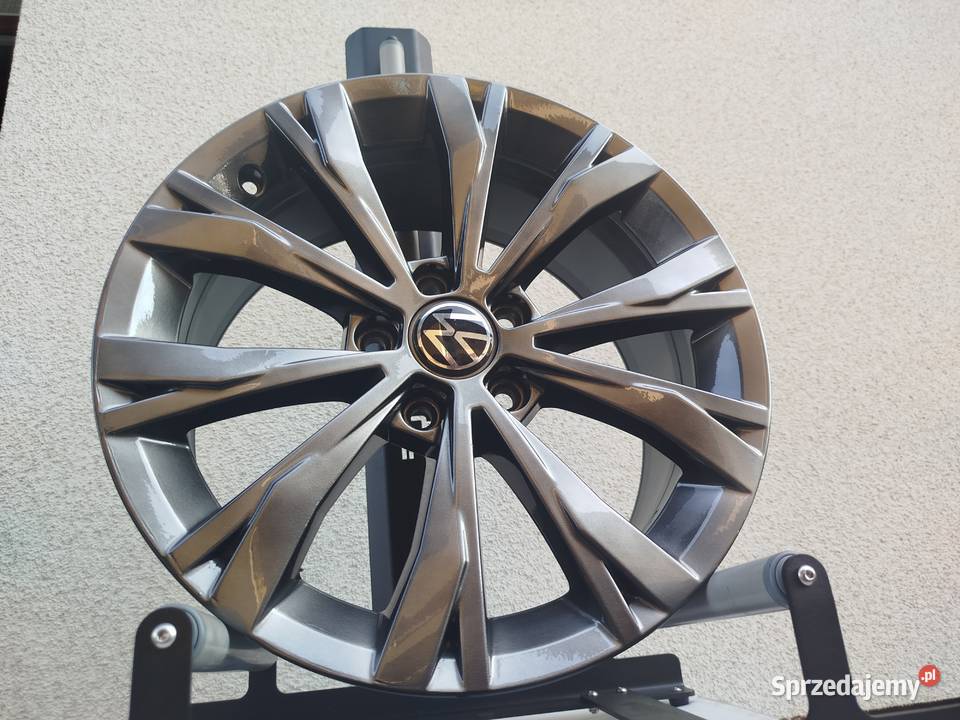 S874Alufelgi uzywane 17 5x112 Et 40 7J Vw Audi Średnica 17" Opony i felgi Bąków