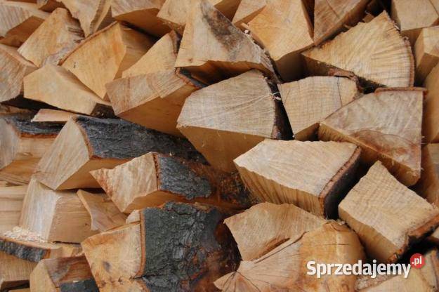 drewno kominkowe/opałowe- sezonowane, połupane