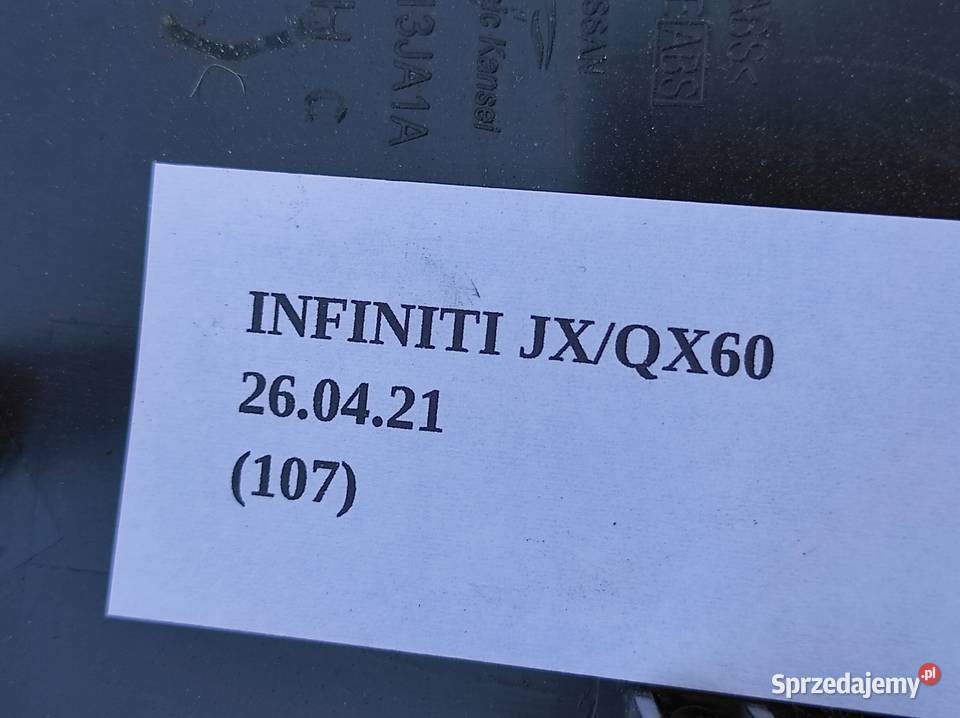 TAPICERKA OSŁONA KONSOLI LEWA INFINITI QX60 JX Nowy Tomyśl