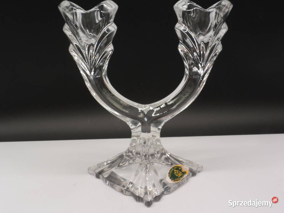 Kryształowy Świecznik Dwuramienny HONOUR CRYSTAL Raszków