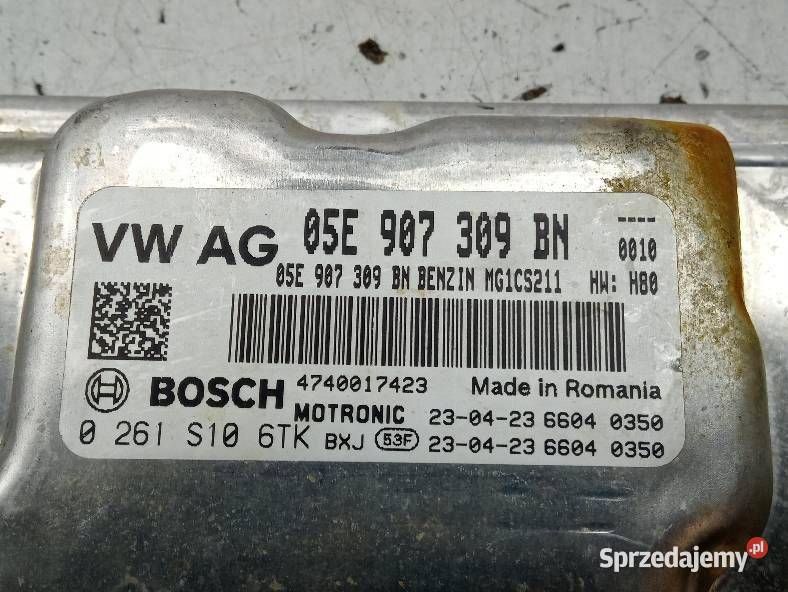 STEROWNIK SILNIKA 05E907309BN 0261S106TK Skoda świętokrzyskie sprzedam