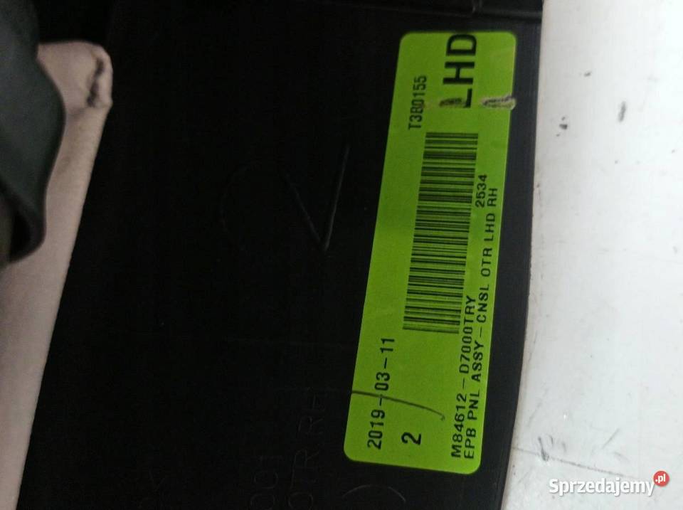 TUNEL ŚRODKOWY PODŁOKIETNIK SKÓRA Hyundai Tucson Podłokietniki