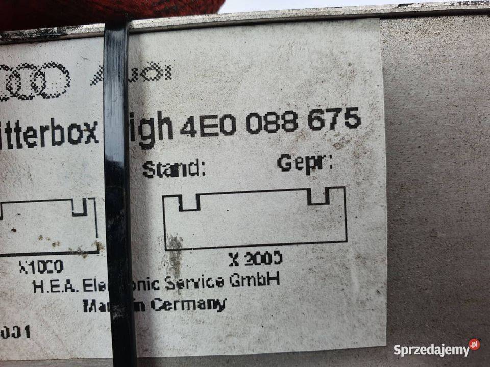 MODUŁ AUDI A8 D3 4E0088675 kujawsko-pomorskie Lipno