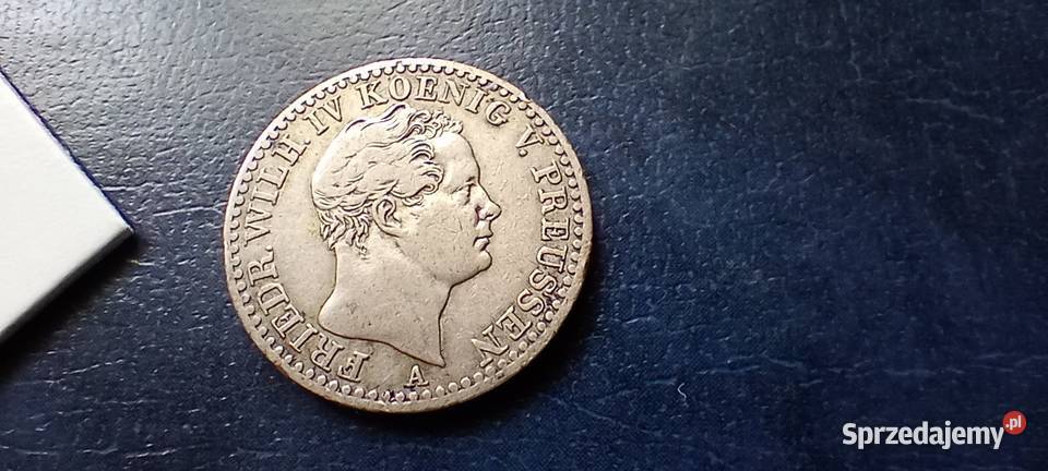 Stare monety 16 talara 1842 A Niemcy srebro Numizmatyka Lesko sprzedam