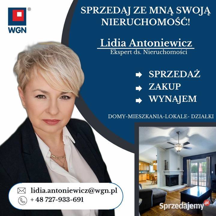 Działka budowlana 3824m2 Ługów budowlana Nieruchomości sprzedam