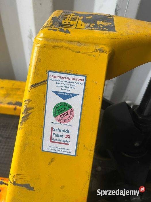 Wózek ręczny paletowy paleciak długi widły Tuliszków