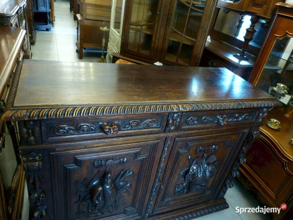 Wspaniała komodaszafka myśliwska dąbsklep śląskie Dąbrowa Górnicza