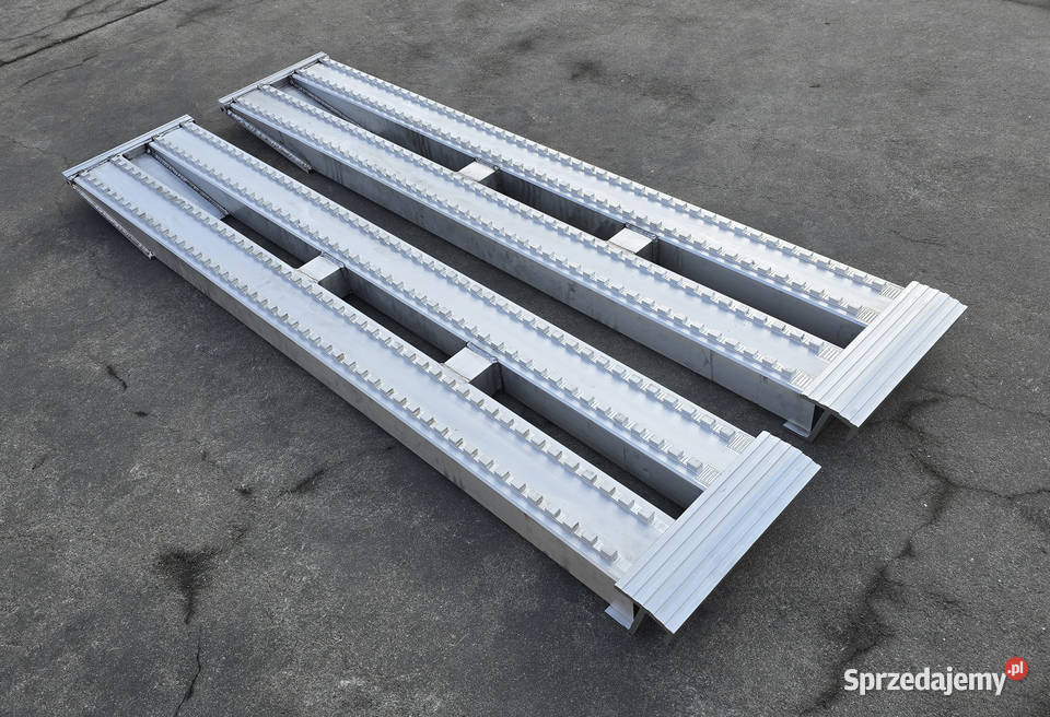 Najazdy aluminiowe 5 ton 2800x380x90mm mocowanie Lubanie