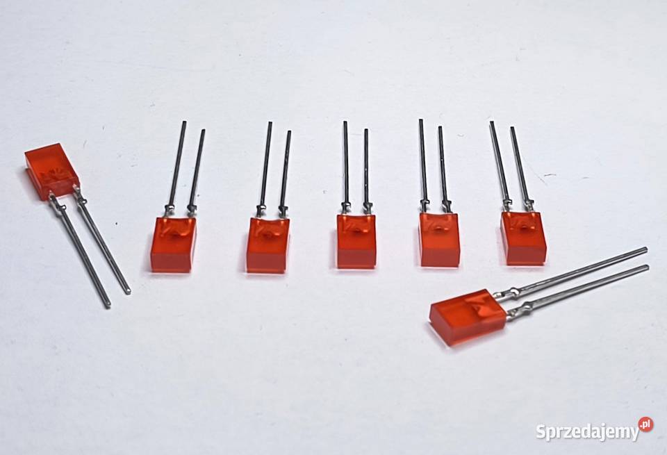 Dioda LED 5 x 2 czerwona