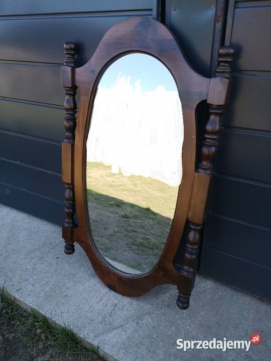 Stare drewniane lustro