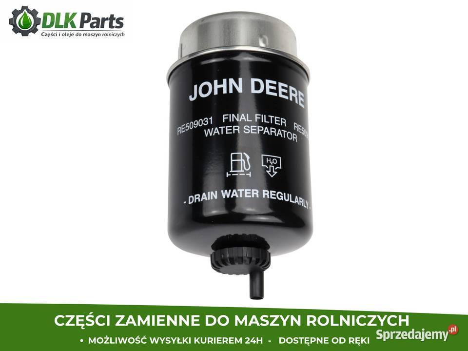 RE509031 Filtr paliwa końcowy John Deere części