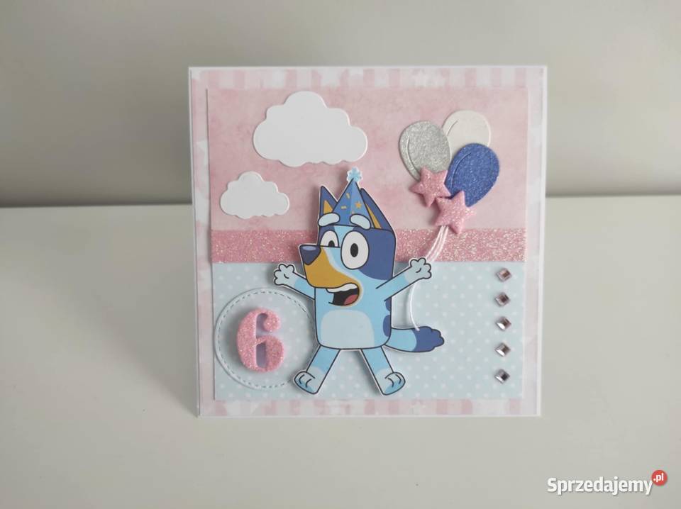 Kartka ręcznie robiona na urodziny dziewczynki Rękodzieło Łódź