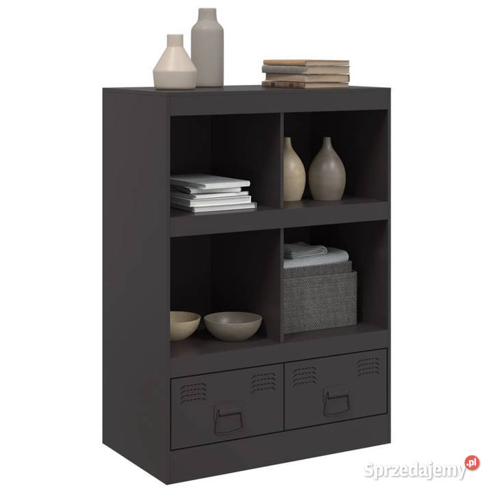 Szafka czarna 67x39x95 stal WM841799 Warszawa