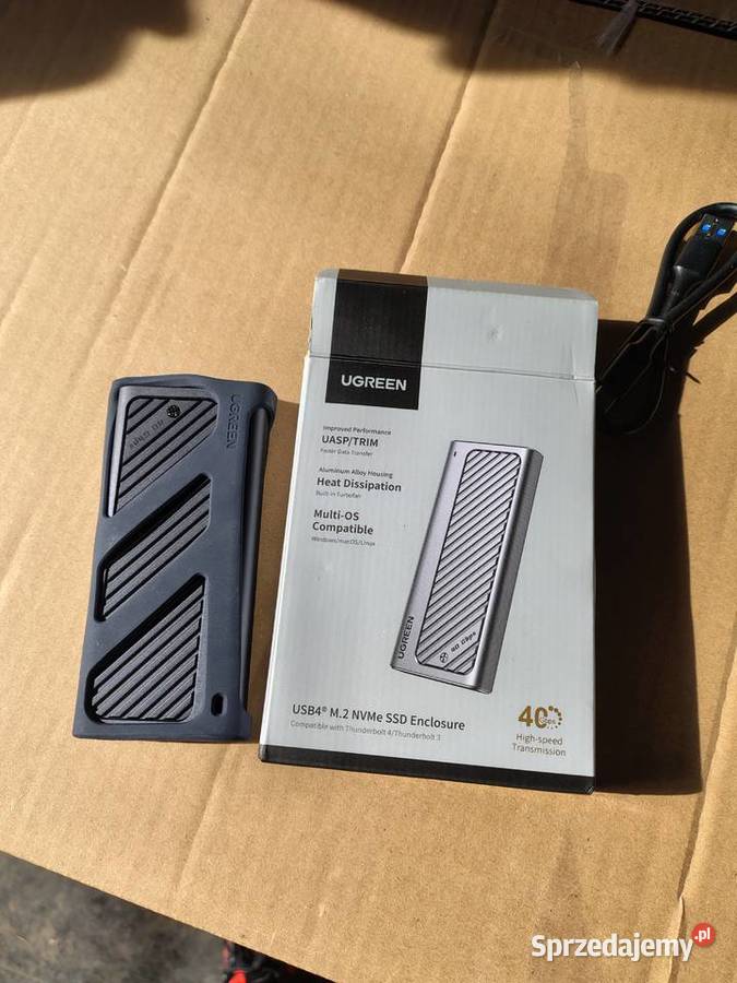 Ugreen Obudowa do dysku M2 NVMe Sata 20Gbps Usbc śląskie Zawiercie sprzedam