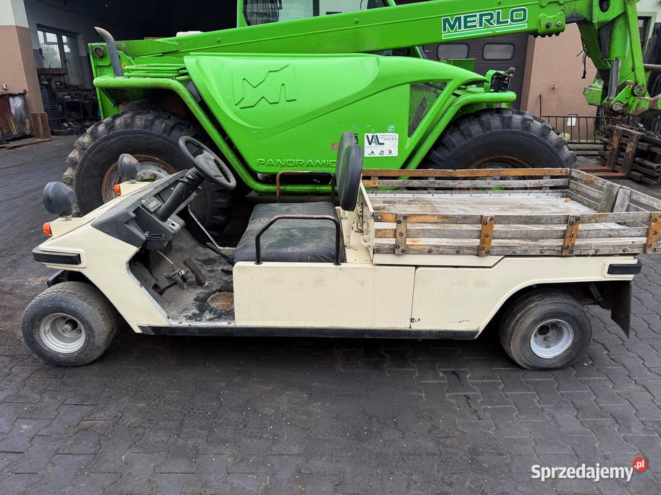 wózek platformowy elektryczny MELEX 48V długi z Działoszyn