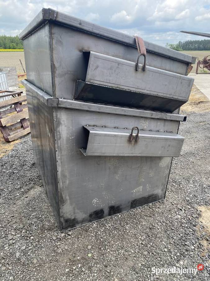 Pojemnik metalowy na złom wióry pojemnik na Niedrzew Pierwszy