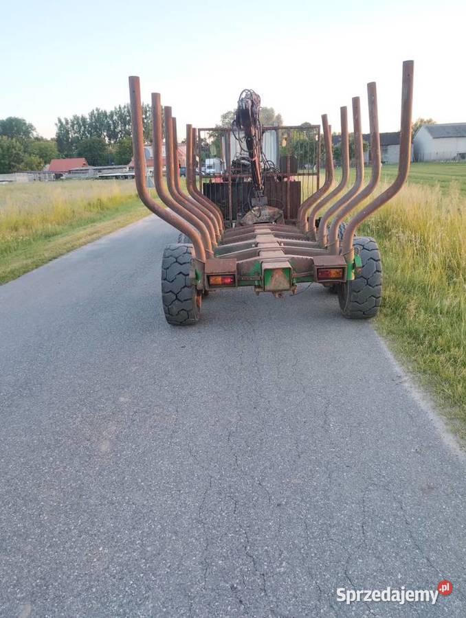 Przyczepa leśna 8 ton Piaszczyce
