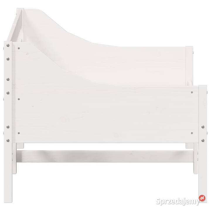 Łóżko dzienne białe lite drewno sosnowe 75x190 Warszawa