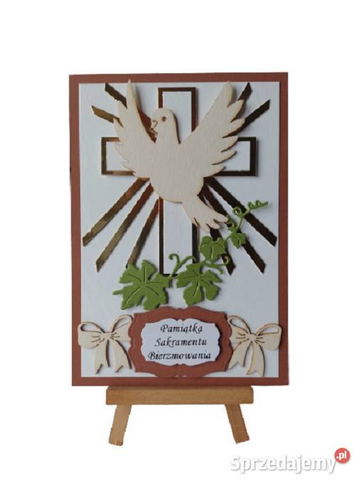 Kartki Pamiątka Bierzmowania B6 WZ4 wielkopolskie Poznań