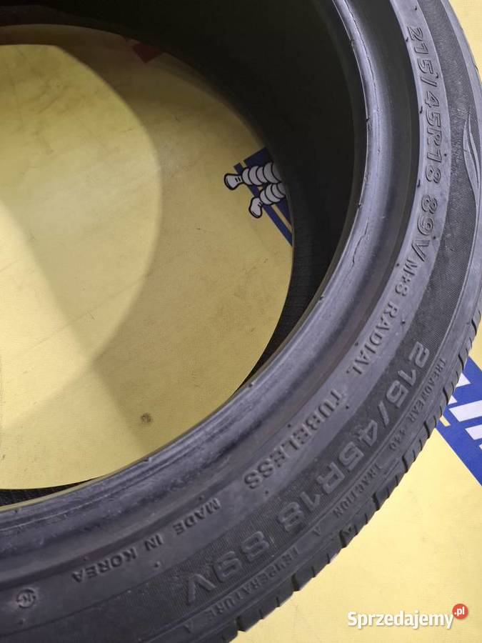 21545 18 89V Kumho 3018 Obrzycko L2537 WYSYŁKA lato Zielonagóra sprzedam