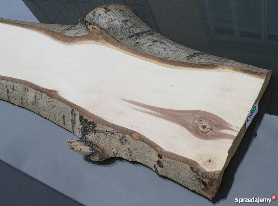 80 x 25 Lita deska rustykalna z korą