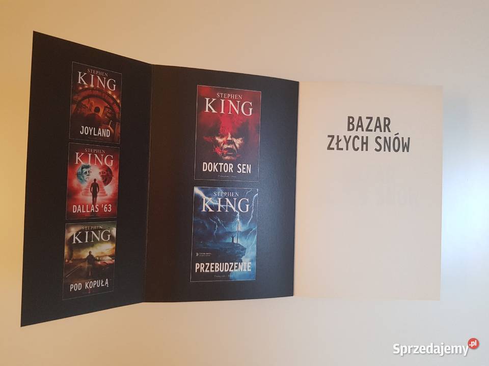 Bazar złych snów Stephen King Proza i poezja zachodniopomorskie Szczecin