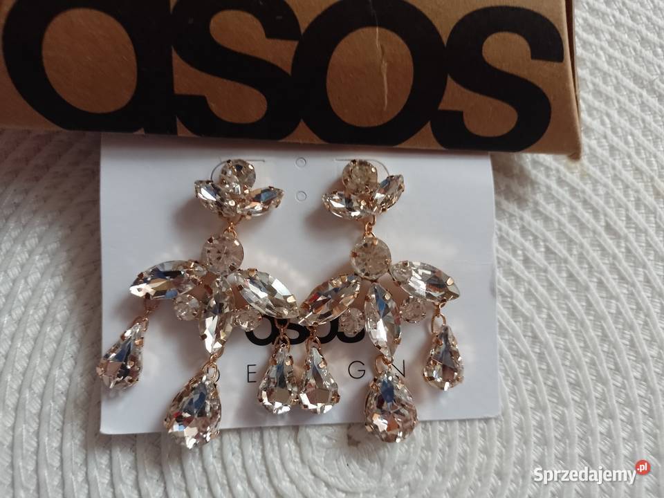 ASOS Długie Bogato zdobione kolczyki z Londynu Dla kobiet Kraków