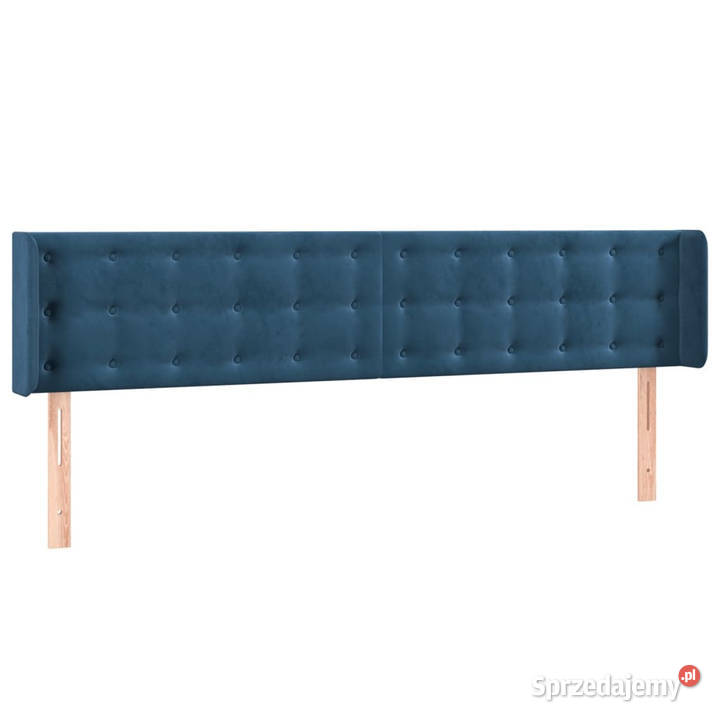 Zagłówek uszak ciemnoniebieski 203x16x7888 Ramy i stelaże