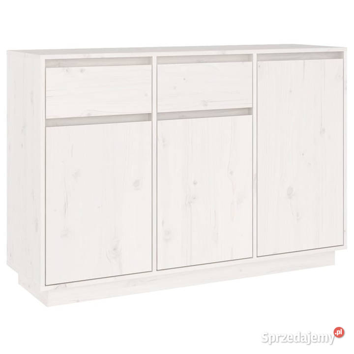 Szafka biała 110x34x75 lite drewno sosnowe Dom i Ogród Warszawa
