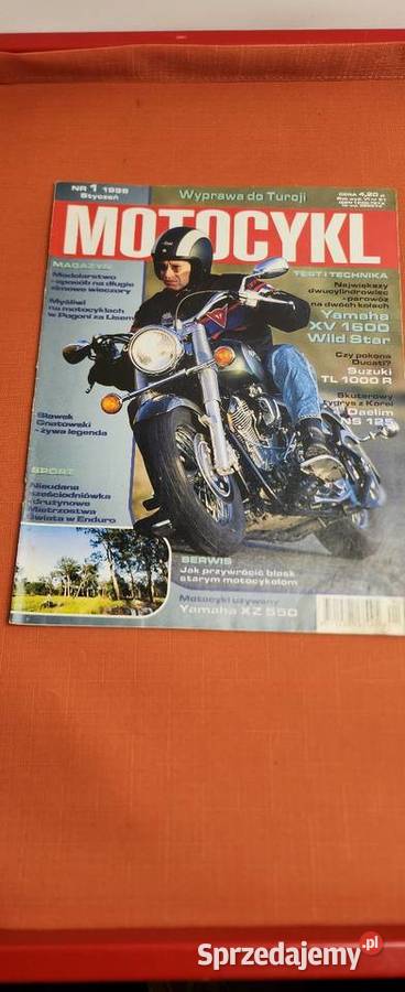 Czasopismo kolekcjonerskie motocykl 1999 Pozostałe Gliwice