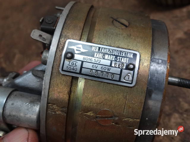 prądnica MZ ES TS ETS 6v 60w NA PRZYSPIESZACZ lubuskie Żary