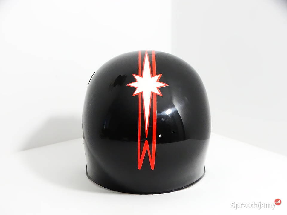 Kask futbolowy z wizjerem stylowy kolekcjonerski Biłgoraj