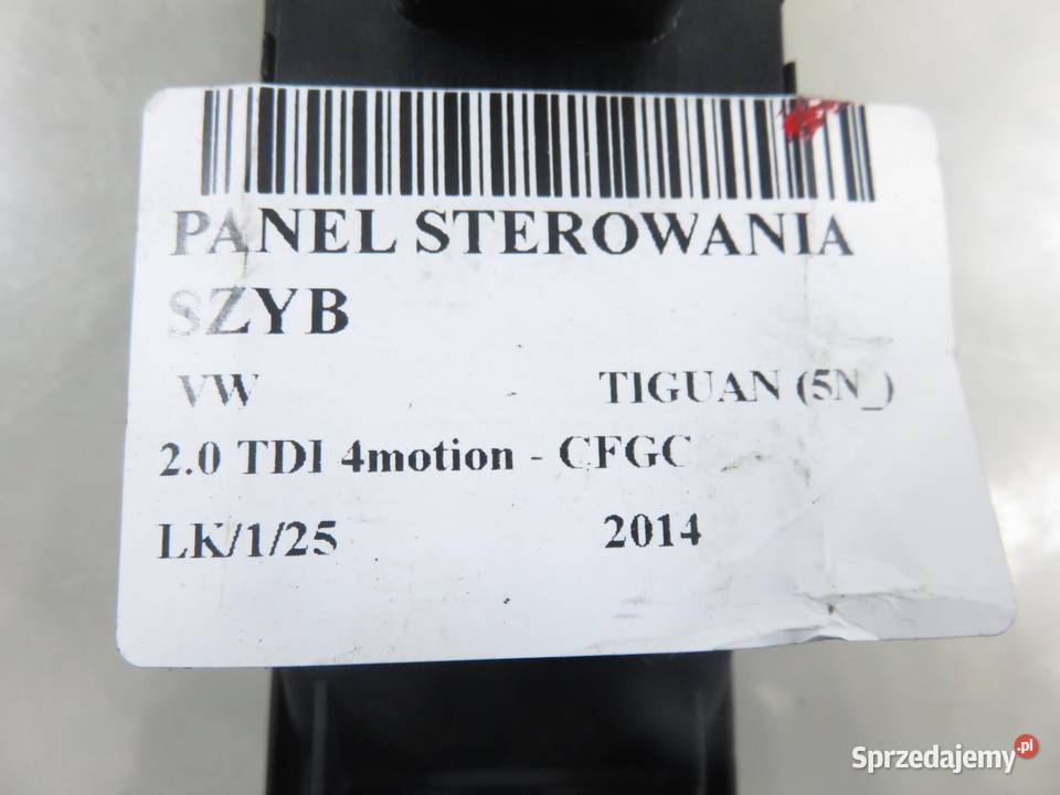 PANEL SZYB VW TIGUAN 5N 5K4959857 5K0959565