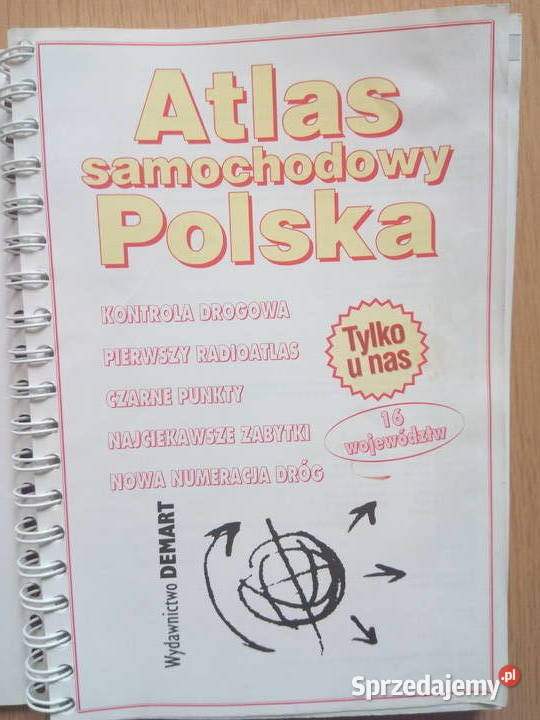 Atlas samochodowy Polski 2001r Dąbrowa Górnicza