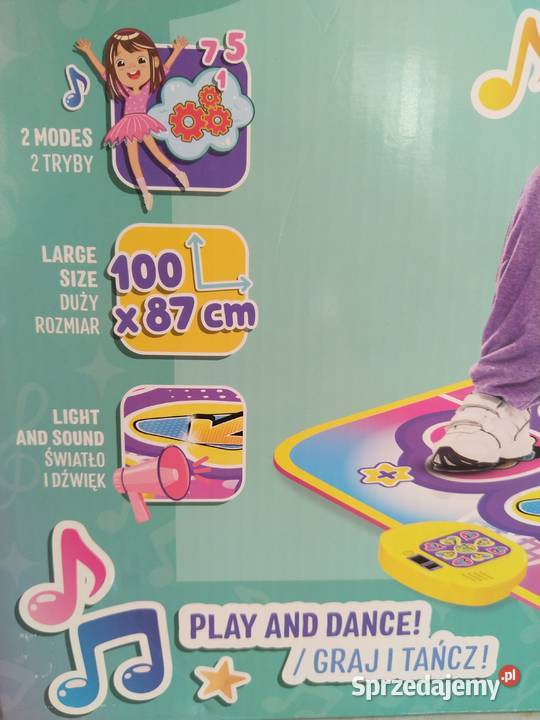 OKAZJA Mata muzyczna interaktywna taneczna 100 x śląskie